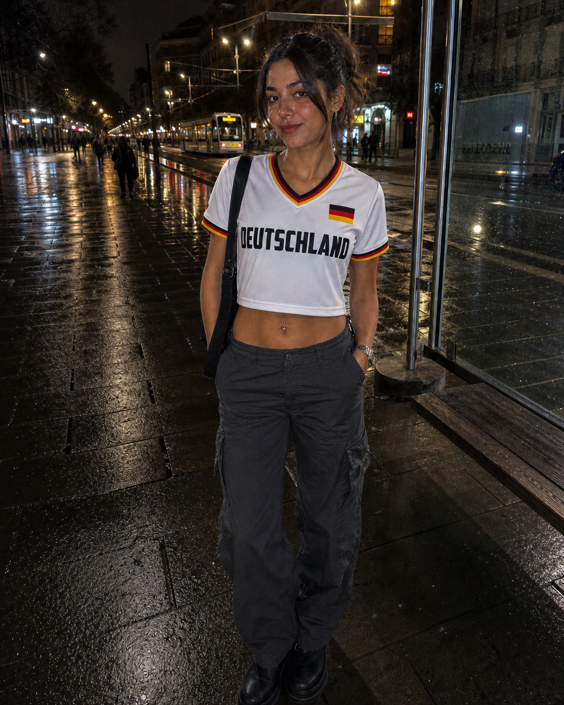 KickBabe Streetwear Country Crop Top
