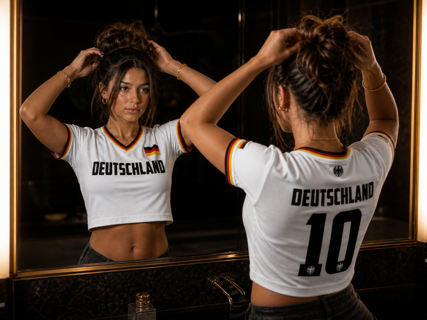 KickBabe Country Crop Tops im Streetwear Look
